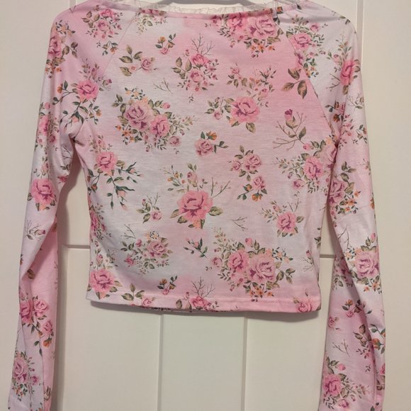 Long sleeve floral top - Picture 5 of 7